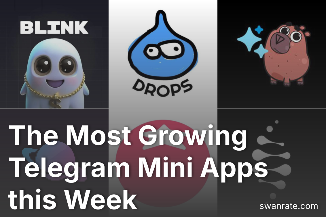 The most growing telegram bots this week